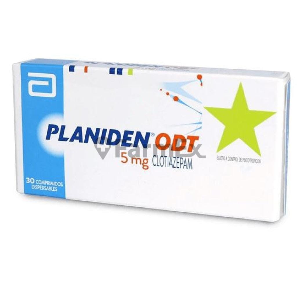 Planiden ODT 5 mg x 30 comprimidos (Venta solo en sucursal) Farmex-Receta Solidaria-Persistente
